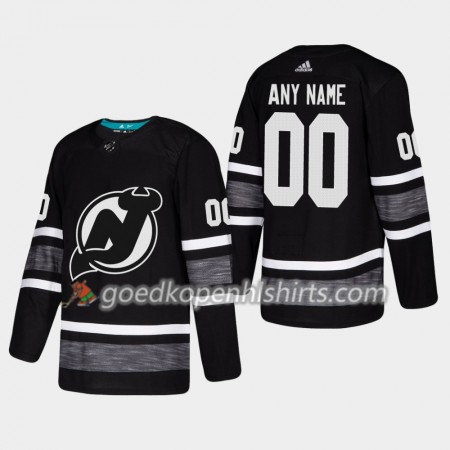 New Jersey Devils Custom 2019 All-Star Adidas Zwart Authentic Shirt - Mannen